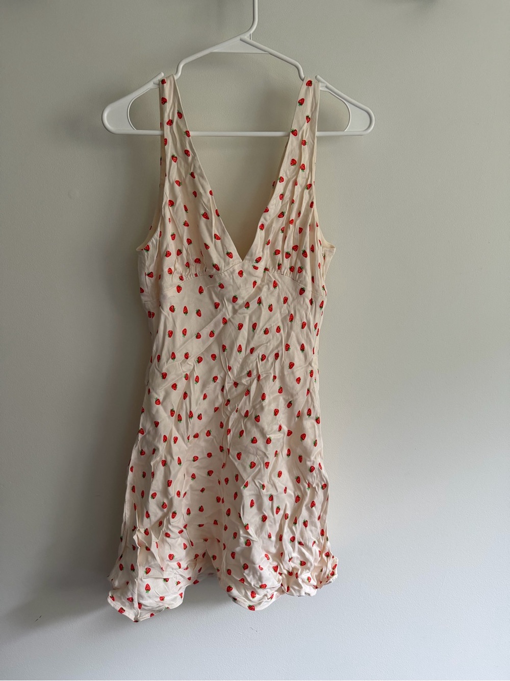 Zara Mini Dress with Red Strawberry Print